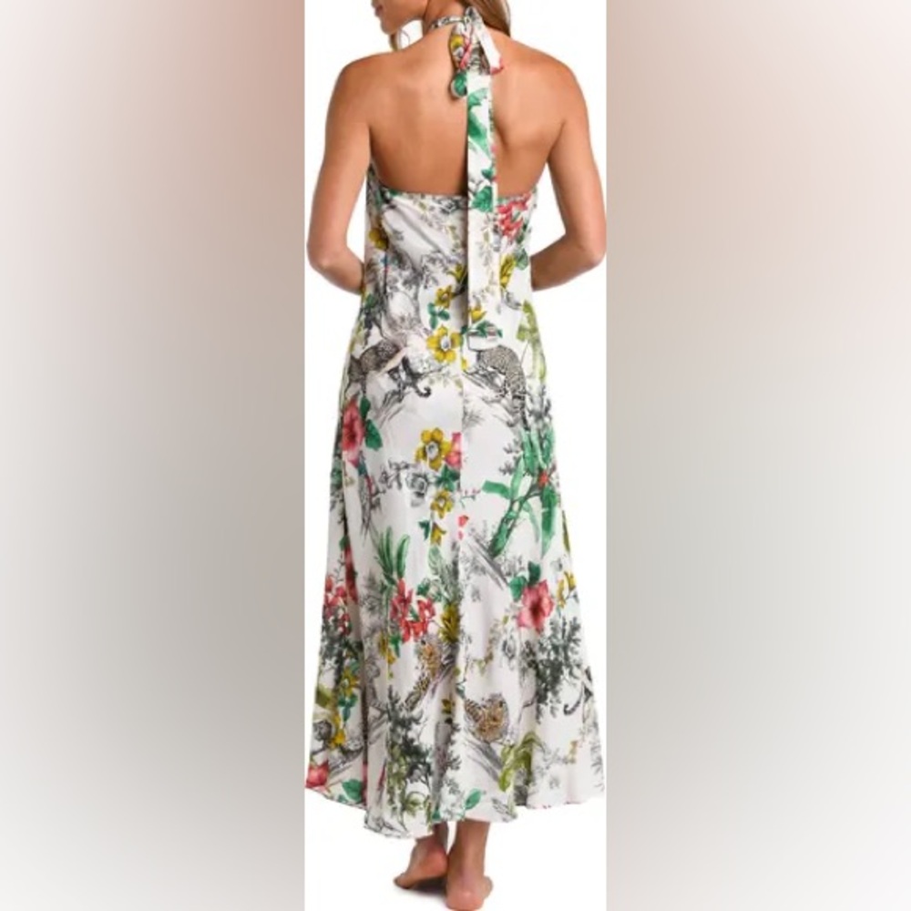L'AGENCE Multicolor Backless Dress silk
L'AGENCE Gevena Jungle Tropical Coverup - Picture 3 of 12